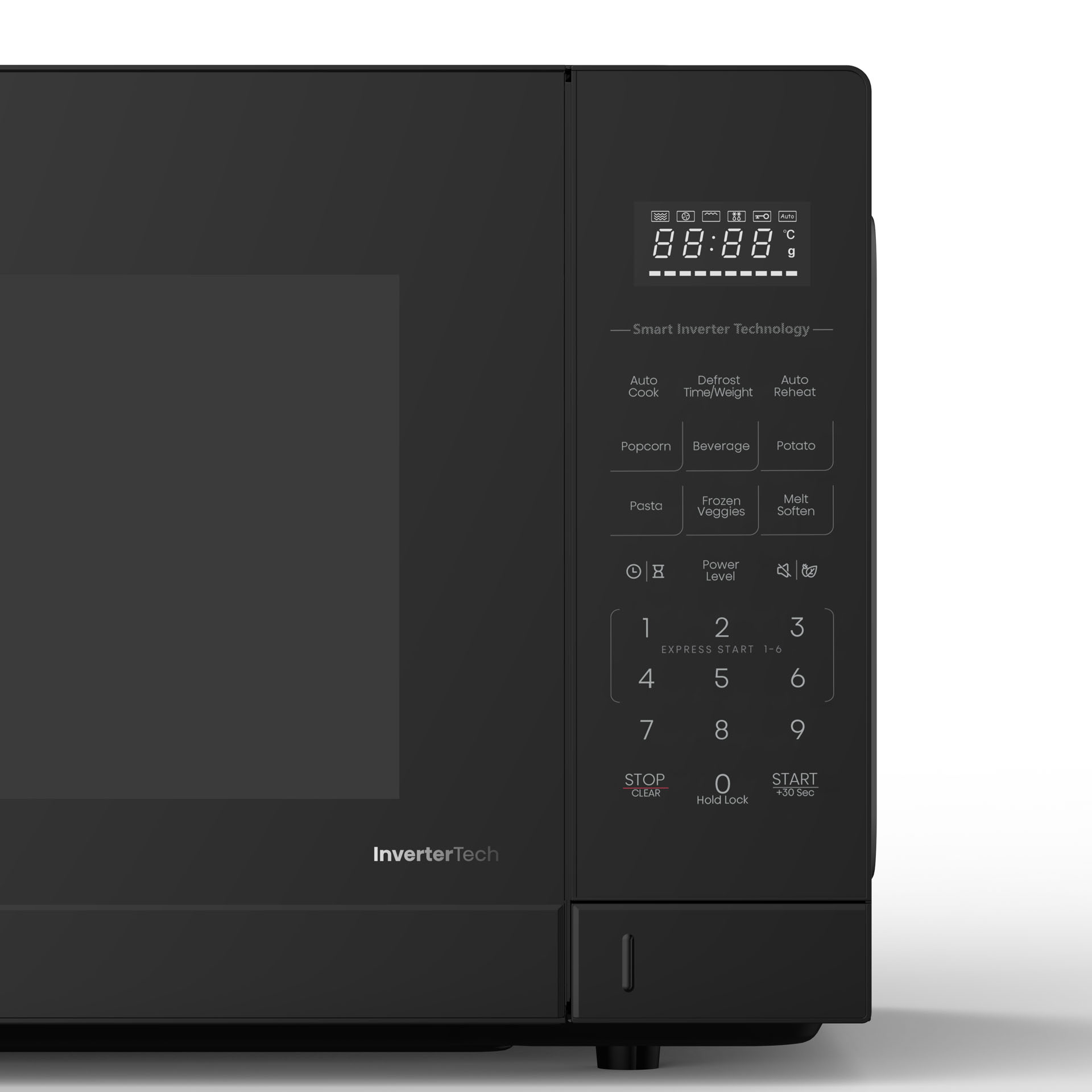 Hisense H45MOBS5XV | 45L Inverter Black Microwave - Image 6