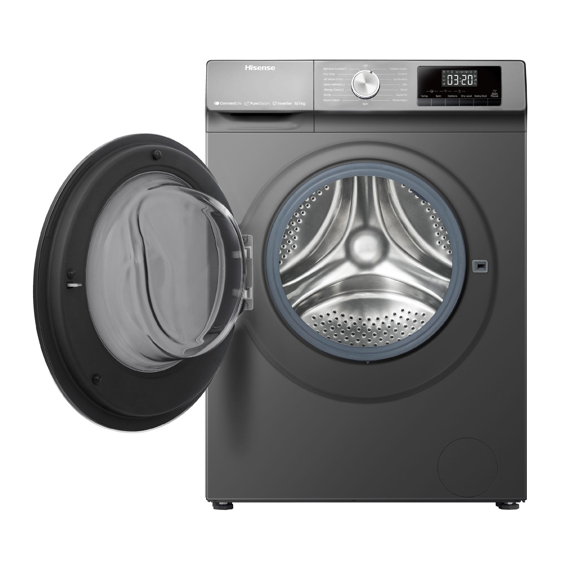 Hisense WD3Q8043BT | 2 in 1 Front Load Washer(8kg) & Dryer(5kg) - Image 3