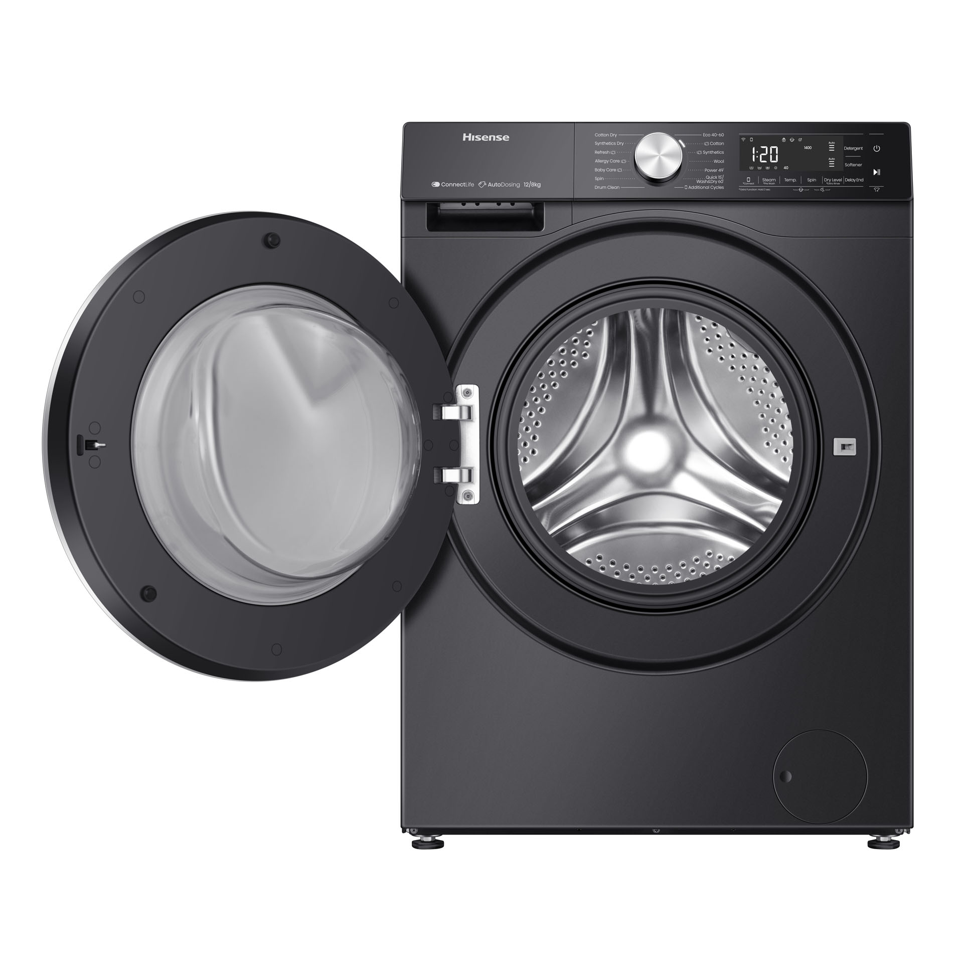 Hisense WD5S1245BB | 5S Series 2 in 1 Washer(12kg) & Dryer(8kg) - Image 2